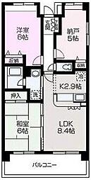アンジェレ 2SLDKの間取図画像