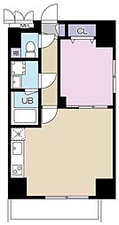 TWINSQUARE2 1LDKの間取図画像