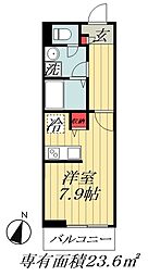 つかだ.com 1Kの間取図画像