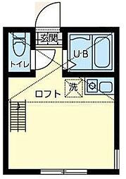四季のワルツ ワンルームの間取図画像
