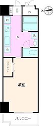 錦糸町ハイタウン 1Kの間取図画像