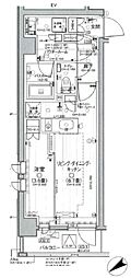 デュオステージ下落合 1LDKの間取図画像