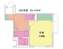 イーストレジデンス久米川 1Kの間取図画像