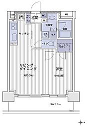 エスティメゾン大島 1LDKの間取図画像