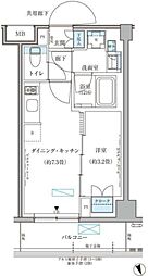 パークアクシス文京本郷 1DKの間取図画像