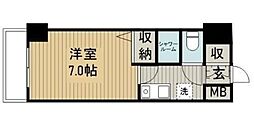 ライオンズマンション相模大野第6 1Kの間取図画像