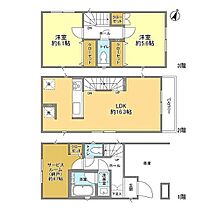 Ｋｏｌｅｔ登戸5 5 ｜ 神奈川県川崎市多摩区登戸新町（賃貸一戸建3LDK・3階・76.58㎡） その2