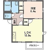 サンドゥエルＣ 00101 ｜ 群馬県高崎市上並榎町1376-1（賃貸アパート1LDK・1階・43.75㎡） その2