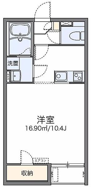 神奈川県横浜市瀬谷区上瀬谷町(賃貸アパート1K・2階・31.83㎡)の写真 その2