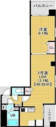 Bloom南千住 ワンルームの間取図画像