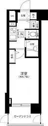 フェニックス武蔵関参番館 1Kの間取図画像
