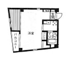 ドリームハイツ ワンルームの間取図画像