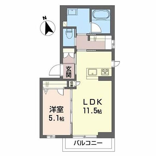 仮称　三河北町ＳＨＭ 201｜福島県福島市三河北町(賃貸マンション1LDK・2階・44.23㎡)の写真 その1