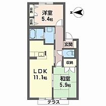 ディアス　ハートフル 0102 ｜ 大阪府藤井寺市小山３丁目289-1（賃貸アパート2LDK・1階・52.20㎡） その2