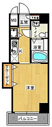 ダイナコートグランドエスタディオ 1Kの間取図画像