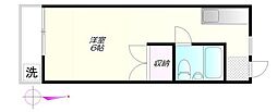 マイコーポ ワンルームの間取図画像
