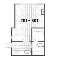 MILKOCOテラス西川口 1Kの間取図画像