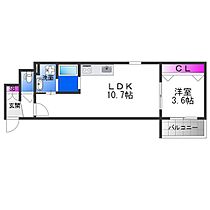 ＥＩＪＵ　Koyama  ｜ 大阪府藤井寺市小山１丁目（賃貸アパート1LDK・3階・32.39㎡） その2