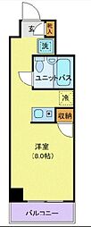 メゾン・ド・コンテス ワンルームの間取図画像