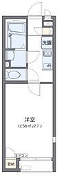 レオネクストシャトル杉田5 1Kの間取図画像