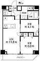 パークサイド錦糸町レジデンス6階22.9万円