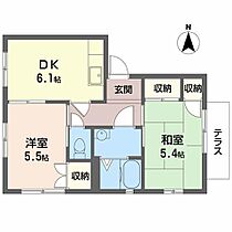 ヴィレッジ藤原台北町Ａ 0101 ｜ 兵庫県神戸市北区藤原台北町１丁目17-3（賃貸アパート2DK・1階・42.00㎡） その2