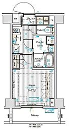 ブライズフォルム墨田 1Kの間取図画像