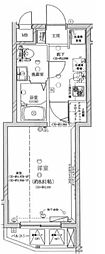 ディアレイシャス成増 1Kの間取図画像