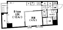 リブリフィオナ 1LDKの間取図画像