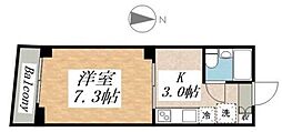 ぷらむ南大塚 1Kの間取図画像
