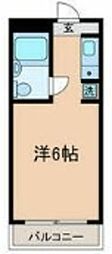 サニーハウス ワンルームの間取図画像