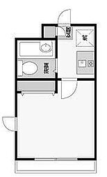 ステージ45 1Kの間取図画像