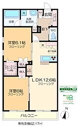 Avanti-N 2LDKの間取図画像