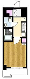 グラントゥルース門前仲町 1Kの間取図画像