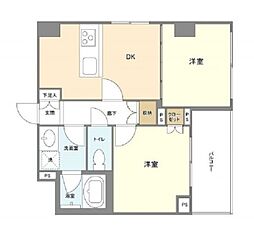 GrandelG.H. 2DKの間取図画像