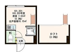 間取図画像 ワンルーム