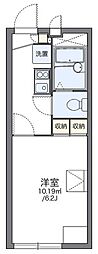 レオパレスきらり 1Kの間取図画像