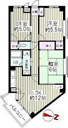 SCヒルズ稲毛 3LDKの間取図画像
