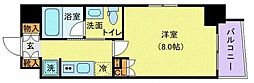 JR京葉線 八丁堀駅 徒歩3分の賃貸マンション 11階1Kの間取り