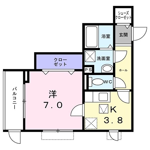 大阪府大阪市東淀川区西淡路４丁目(賃貸アパート1K・2階・31.88㎡)の写真 その2