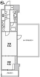 ウィーヴベース板橋本町 2Kの間取図画像
