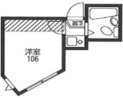 ノアメゾン志村 1Kの間取図画像