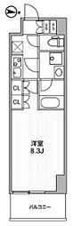アーバンパーク浅草 1Kの間取図画像