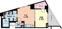 エスティメゾン哲学堂 1DKの間取図画像