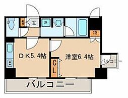 マルシャンドリタジマ 1DKの間取図画像