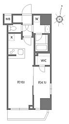 アジールコート板橋本町 5階1LDKの間取り
