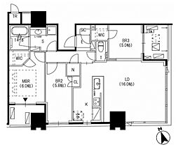 大崎ガーデンレジデンス 3LDKの間取図画像