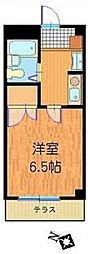 フレグラントY&Y 1Kの間取図画像