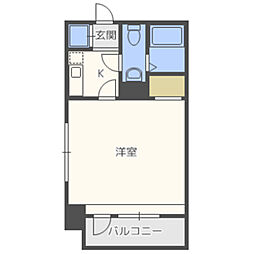 エステート・モア高宮通り 1Kの間取図画像