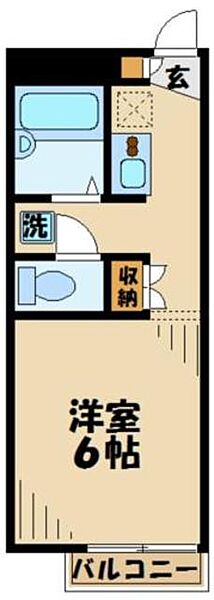 レオパレスGIOIA（15168） 203｜東京都日野市大字日野(賃貸アパート1K・2階・19.87㎡)の写真 その2